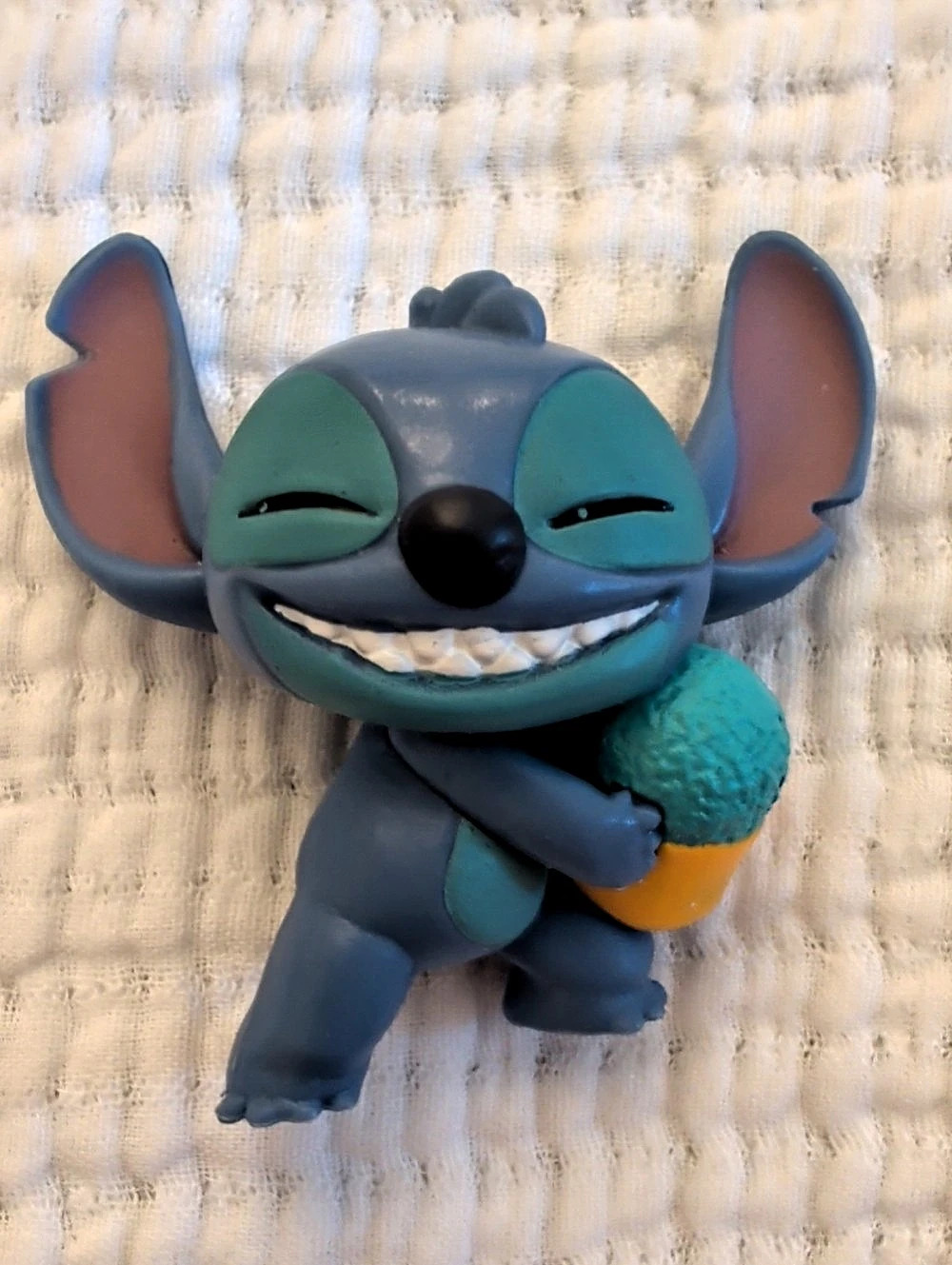 Disney Lilo & Stitch Snow Cone Stitch Figurine Blue & Green